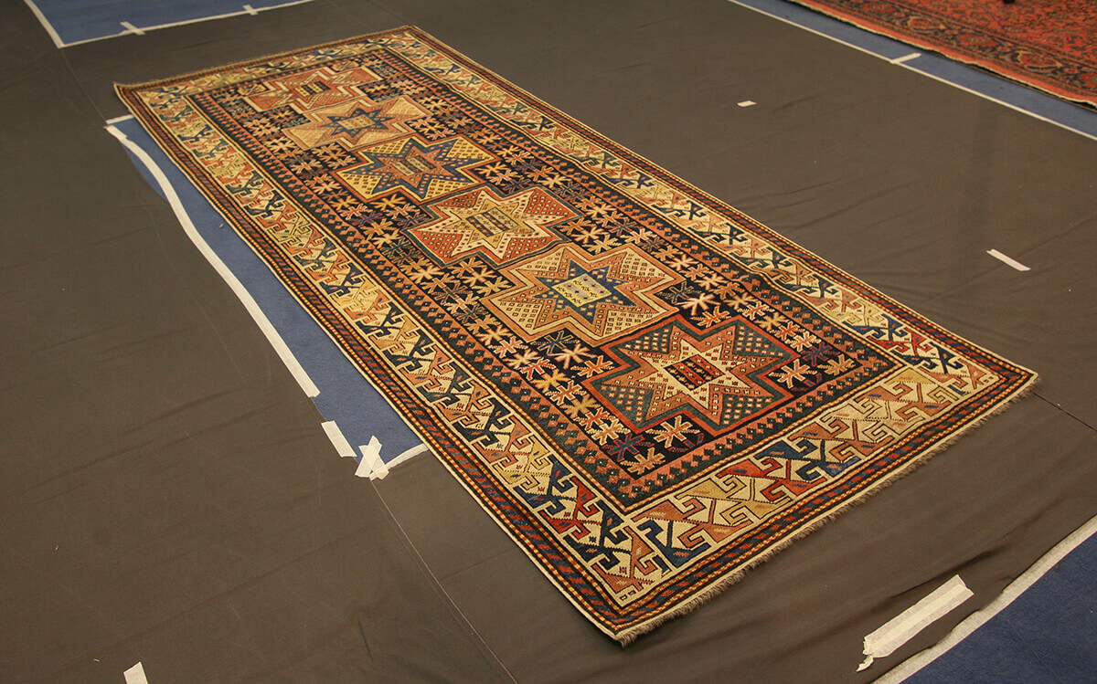 Tapis Couloir Caucasien Antique Shirvan n°:38745009